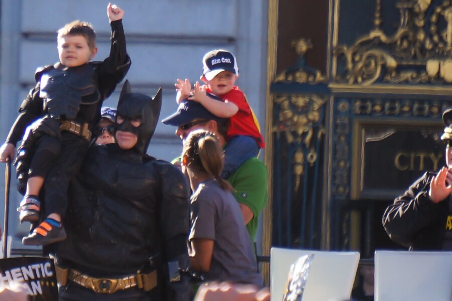 "Batkid-47" by photogism is licensed with CC BY-NC 2.0. To view a copy of this license, visit https://creativecommons.org/licenses/by-nc/2.0/
